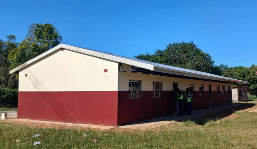 completed classrooms at Nsezi